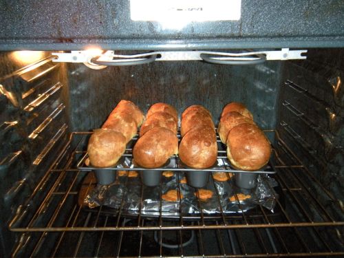 popovers in the oven