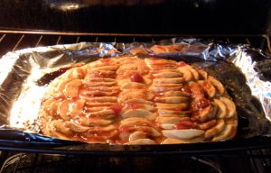 . . . apple tart baked this morning