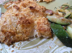 fried chicken & zucchini. . .