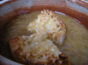 OUR soup for lunch. . . 