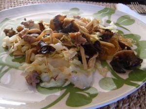 "buddha's delight" for dinner . . . 