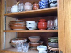 rearranged cupboard today . . . 