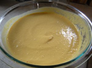 pureed corn soup . . . 