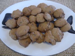 a batch of chocolate chip cookies . . . 