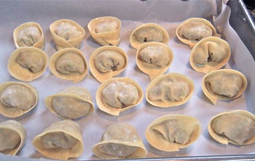 folded dumplings 