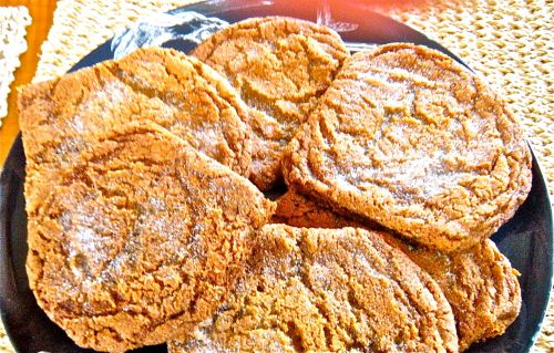 ginger molasses cookies title
